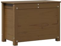 vidaXL Opbergbox honingbruin 60x32x45,5 cm massief grenenhout