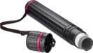 Relaxdays Poster Tube - Up to A0 - Extendable 64-107 cm - Black-Pink