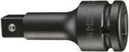 HAZET Krachtverlengstuk 917S-3 · 1/2 inch (12,5 mm) vierkant hol · 1/2 inch (12,5 mm) vierkant massief · Lengte: 75 mm