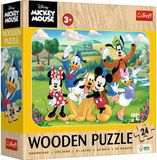 Trefl Houten Puzzel Disney Mickey Mouse en Friends - 24 Stukjes