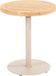 4-Seasons Outdoor 4 Seasons Volta bijzettafel - teakhout/taupe - Ø45 cm