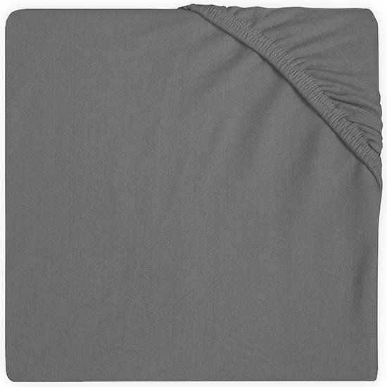 Jollein Jersey Wieg Hoeslaken - Storm Grey - 40/50x80/90cm - Katoen