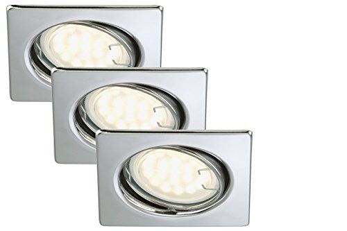 Briloner Leuchten LED Inbouwspot - Draaibaar - Chroom - 3x GU10 - 3x5W - Warm Wit Licht