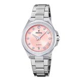 Festina F20700/2 - Dameshorloge - Ø 33 MM - Zilverkleurig/Roze