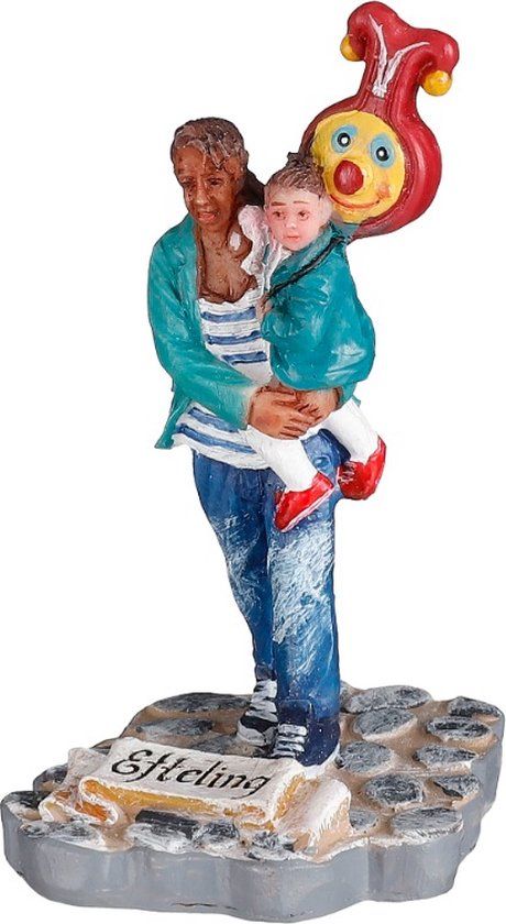 Luville Efteling - Efteling-bezoekers: Met Jokie-ballon - l4xw5xh7cm - Woonaccessoires en seizoensgebondendecoratie