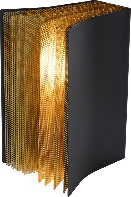 Lucide EXTRAVAGANZA LIVRET Tafellamp - Zwart - E14 - 25W