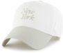 47 Brand New York Yankees honkicap MLB Foundat Scriptt Clean Up Baseball Cap Katoen Unisex Zandsteen