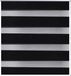 vidaXL Zebra rolgordijn 70,9 x 120 cm stofbreedte 66,7 cm zwart