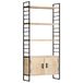 vidaXL Boekenkast met 4 schappen 80x30x180 cm massief mangohout