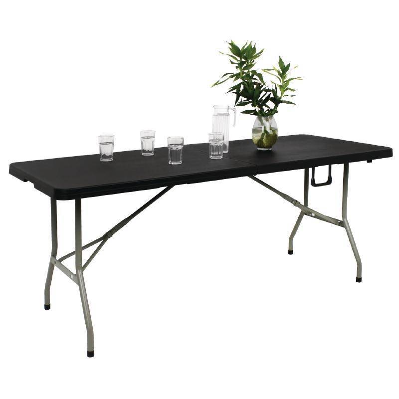 Bolero inklapbare tafel zwart 183cm