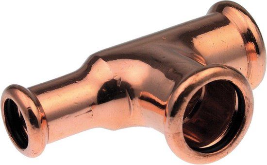 VSH Xpress Verloop T-stuk 22 x 15 x 15 mm Koper