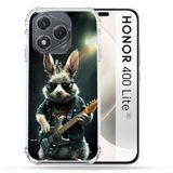 Cokitec Versterkte hoes voor Honor 400 Lite 5G Muziek Rock Konijn