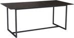 Ervesto Table à manger 150x90x76 cm MDF Brun Rectangulaire