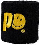 Prince X Smiley Wristband Black Cotton S Adultes Printemps/Été 2025