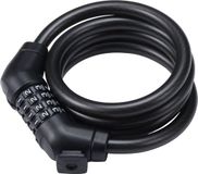 BBB Cycling CodeGuard Cable - Fietsslot met Instelbare Code - Lengte: 120CM - Dikte: 12MM - Kabelslot voor Stadsfiets, RaceFiets & Mountainbike - BBL-101