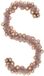 vidaXL Guirlande de boules de Noël LED Rose Gold 186 cm Polystyrène