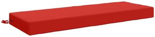 vidaXL Zitkussen SOEST 100% polyester rood 120 x 40 x 10 cm
