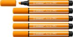 STABILO Pen 68 MAX - Premium Viltstift - Oranje - Doos 5 stuks