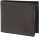 oxmox Leren portemonnee Leather RFID Protect Querscheinbörse Freedom Pigeon Embossed Brown donkerbruin