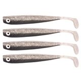 Zanderbait 4 stuks 16 cm rokerig glitter visaas