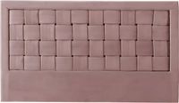 Vente-unique Hoofdeinde JENNA - Fluweel - 160cm - Oud roze