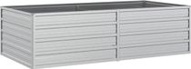 vidaXL Jardinière surélevée 160x80x45 cm acier galvanisé argent