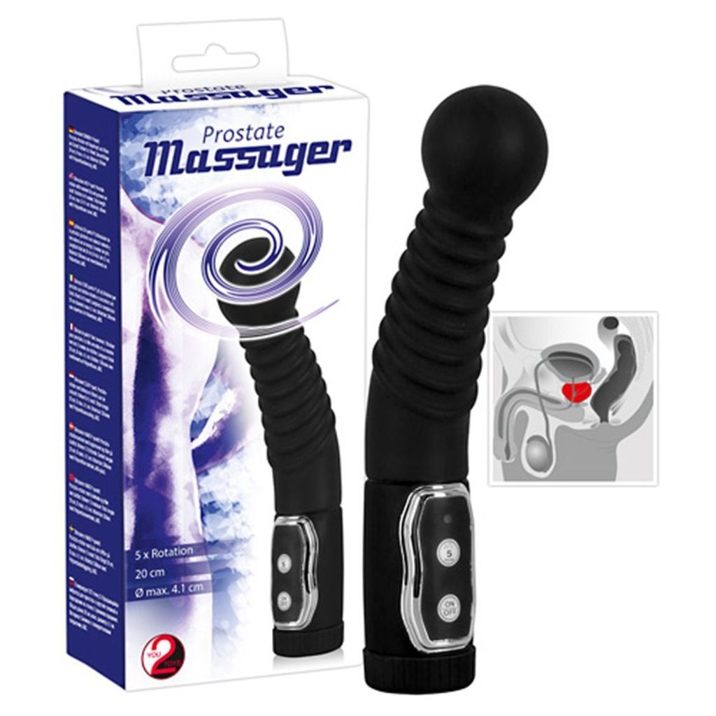 You2Toys Prostate Twister - Prostaat-/G-spotvibrator - Zwart