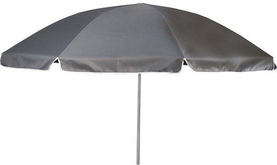 Bo-Camp Parasol - Met knikarm - Ø 165 cm - Grijs