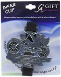 Cathedral Art Biker's Guardian Angel Bike Clip, Zilver, 6,5 cm