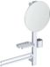 Ideal Standard ALU+ Spiegel met handdoekhouder, planchet en tandenborstelbeker, zilver BD588SI