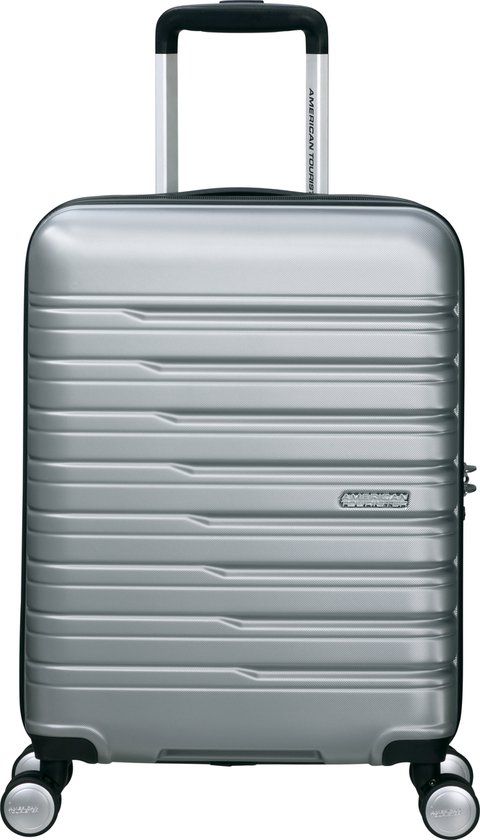 American Tourister Flashline Spinner 55cm Handbagage - Sky Silver - Hardcase