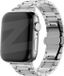 Bandz Stalen schakel band Deluxe zilver metalen Apple Watch bandje