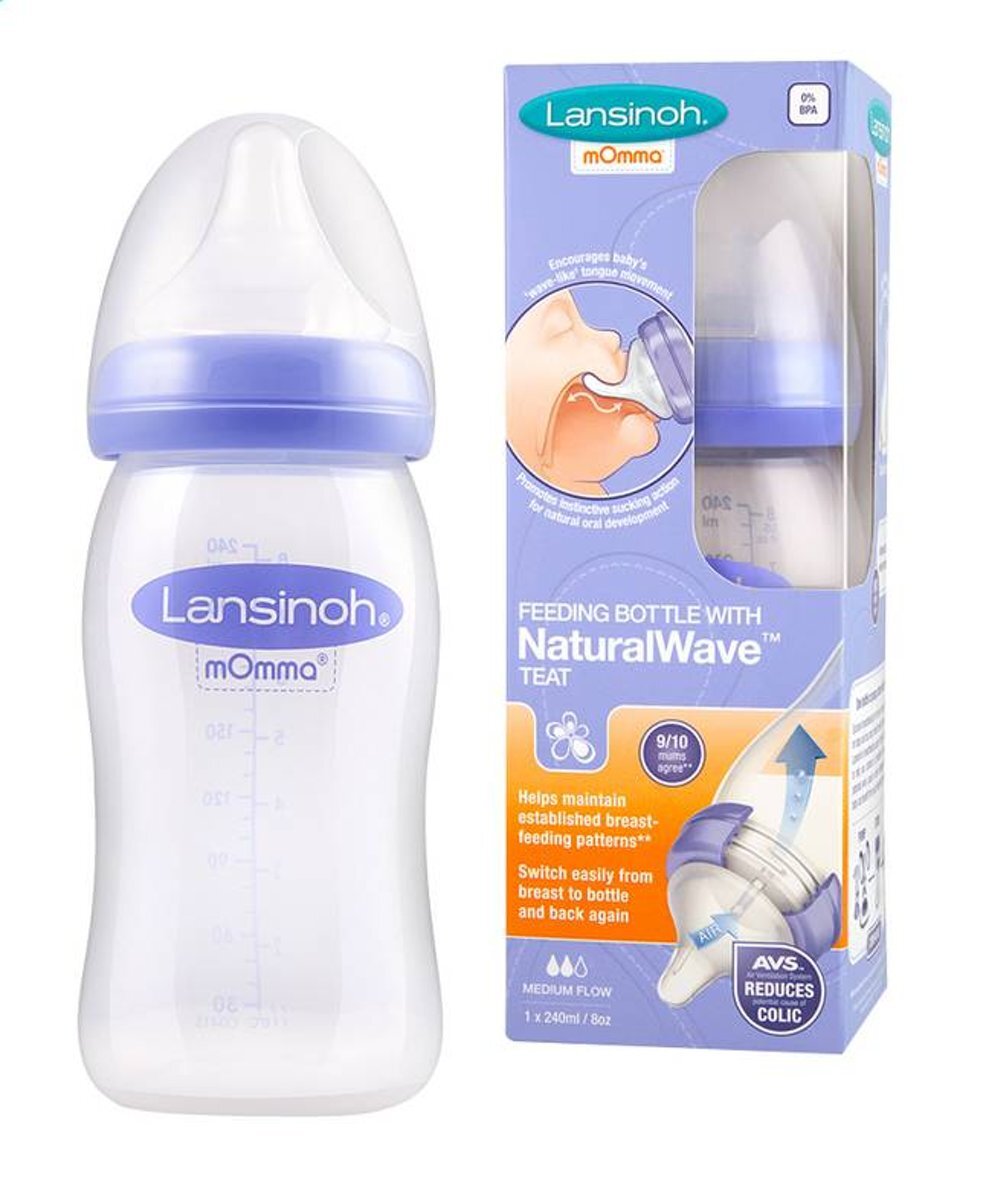 Lansinoh Natural wave fles 160 ml