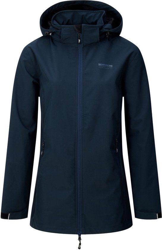 Nordberg Doriene - Softshell Outdoorjas Dames - Navy - Maat L