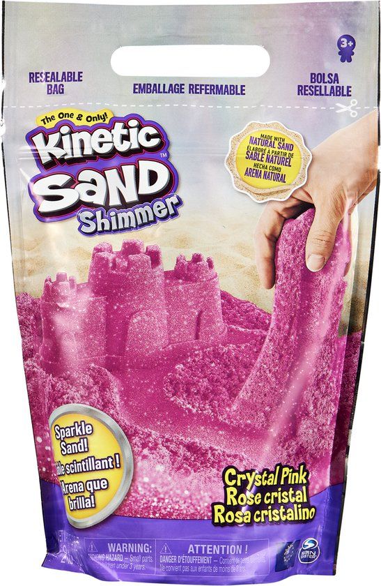 Kinetic Sand Kristalroze Glinsterend Zand - 907g - Sensorisch Speelgoed