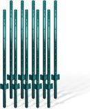 Merkloos Relaxdays Tuinpalen - set van 10 - 120 cm - groen