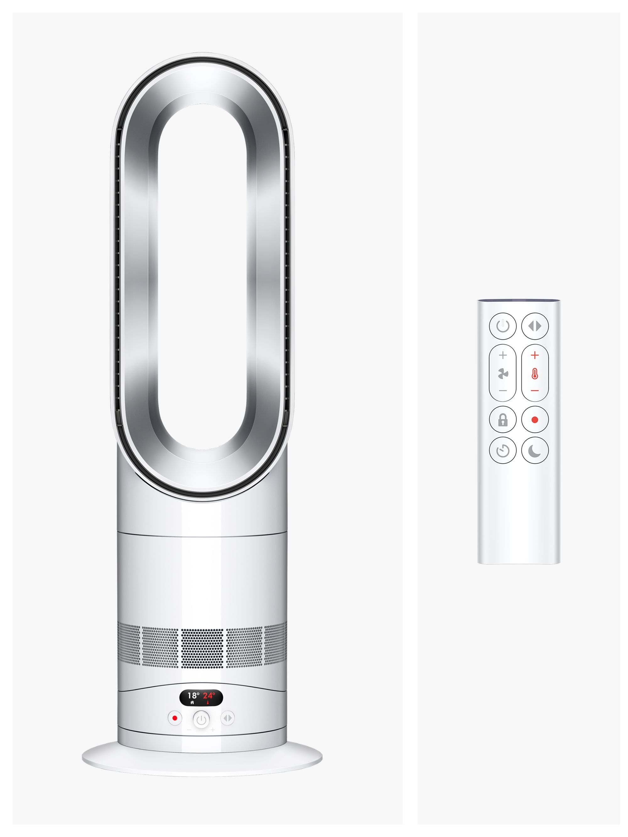 Dyson Hot+Cool HF1 - White - Tower Fan with Heating Function - HEPA Filter - 2023 Model