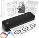 Imprimante thermique mobile A4 pour le transport – Thermique Bluetooth sans fil – Imprimante – Prend en charge le papier thermique 210 x 297 mm – Compatible avec iOS et Android
