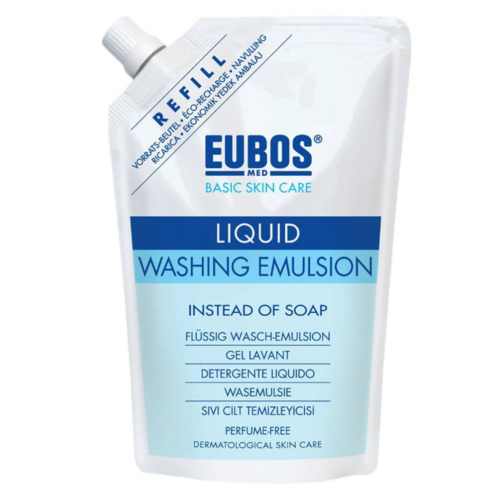 Eubos Gel Blauw Liquid Washing Emulsion Refill