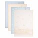 THUN Set van 4 theedoeken met mand, 100% katoen, collectie Elengance, vaatdoek 40 x 60 cm; mand 18 x 18 cm