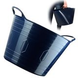 KADAX Flexibele mand universele wasbak 42L marineblauw
