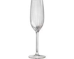 Royal Leerdam champagneglas Plissé (set van 4)