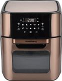 Klausberg KB-7598 - Elektrische heteluchtfriteuse - 12 Liter - 1800W - Roosterfunctie