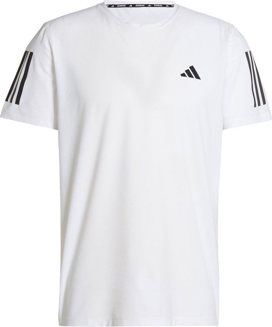 adidas Performance Own the Run T-shirt Heren Wit L - IK7436
