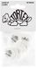 Dunlop Jim Dunlop Tortex Pitch Black Jazz III Plectrums - 1.50 mm - Player's Pack 12 Stuks