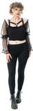 Poizen Industries Nightshade Leggings Dames Stoffen broek - Zwart - XS