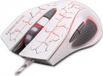 rebeltec Panther Optische gamingmuis voor PC, 2400 DPI, 6 knoppen, met kabel, ergonomisch ontwerp, 4 kleuren LED-verlichting, instelbare DPI, brede knoppen