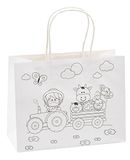 K3T 80514 kleurzakken "Boerderij" 3-pack, Shopper medium