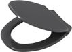 Tiger tenino - abattant WC - abattant - fermeture douce - nettoyage facile - MDF - FSC - gris