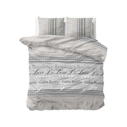 Sleeptime Residence Dekbedovertrek 200x220 cm - Grijs